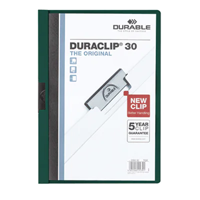 DURABLE Klemmmappe DURACLIP 30 220032 DIN A4 Hartfolie petrol