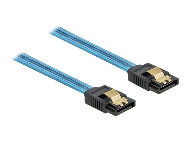 Delock SATA 6 Gb/s Cable UV glow effect - SATA -Kabel