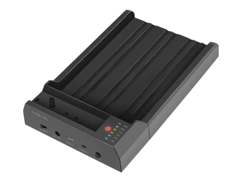 LogiLink Quickport - HDD / SSD Dockingstation Schächte: 2 - 2,5" / 3,5" gemeinsam genutzt, M.2 (