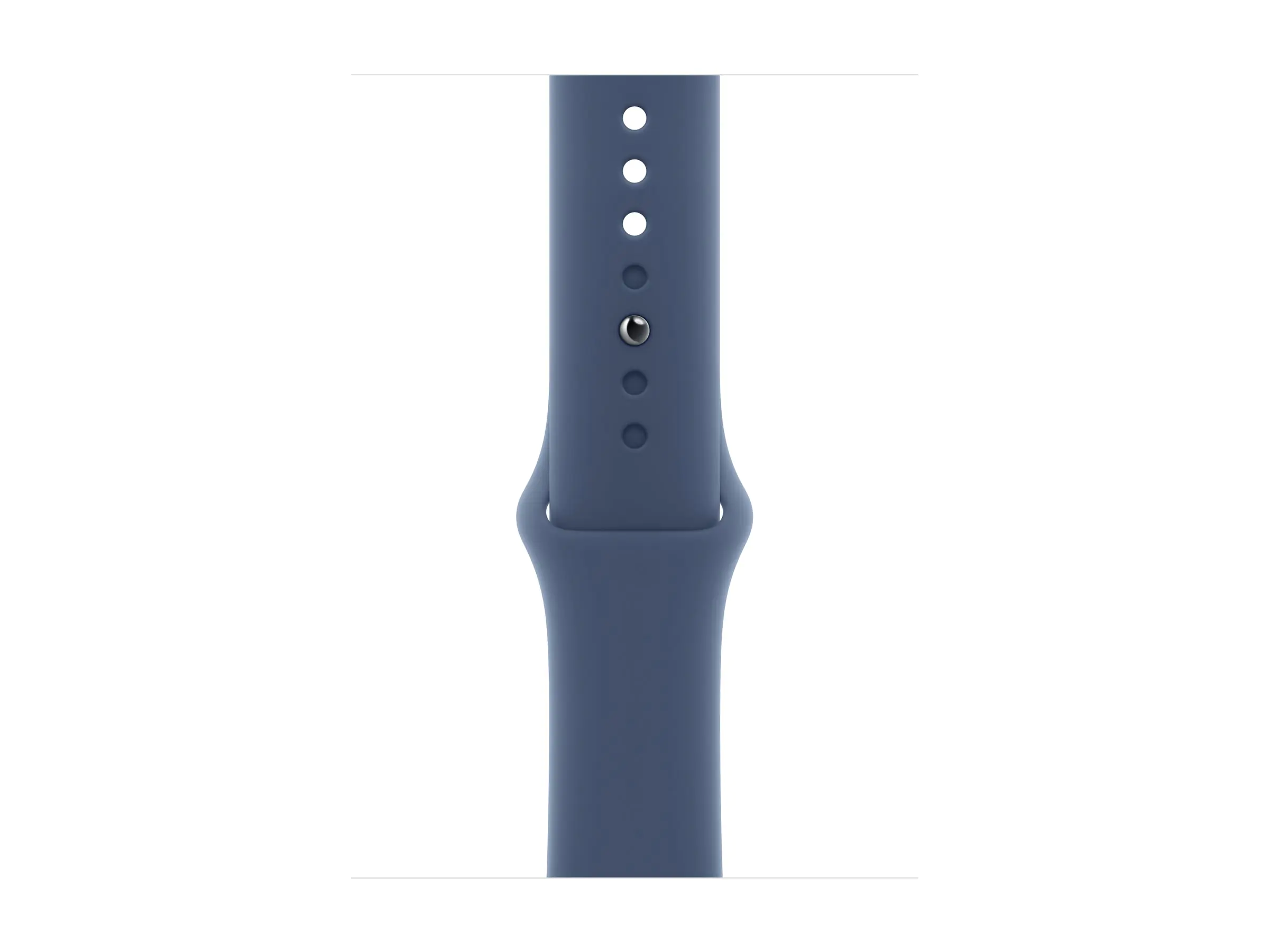 Apple Watch Series 10 (GPS) - 46 mm - Aluminium, Silber - intelligente Uhr mit Sportband - Flouroelastomer - denim - Bandgröße: S/M - 64 GB - Wi-Fi 4, Bluetooth, UWB - 36.4 g