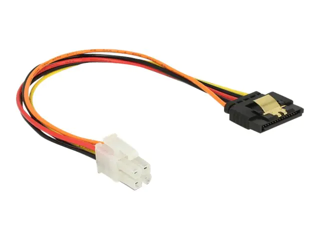 Delock - Netzteil - Netzstecker P4 (M) zu SATA-Stromstecker (R) eingerastet - 20 cm