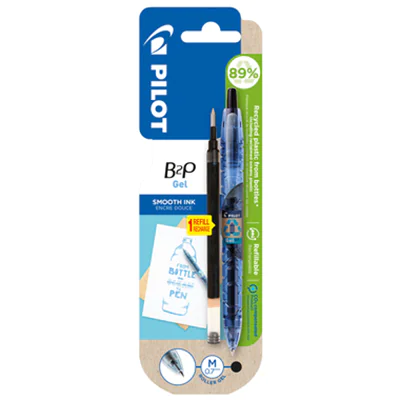 PILOT Geltintenroller B2P "Bottle 2 Pen" 0,4mm blau inkl. Mine blau