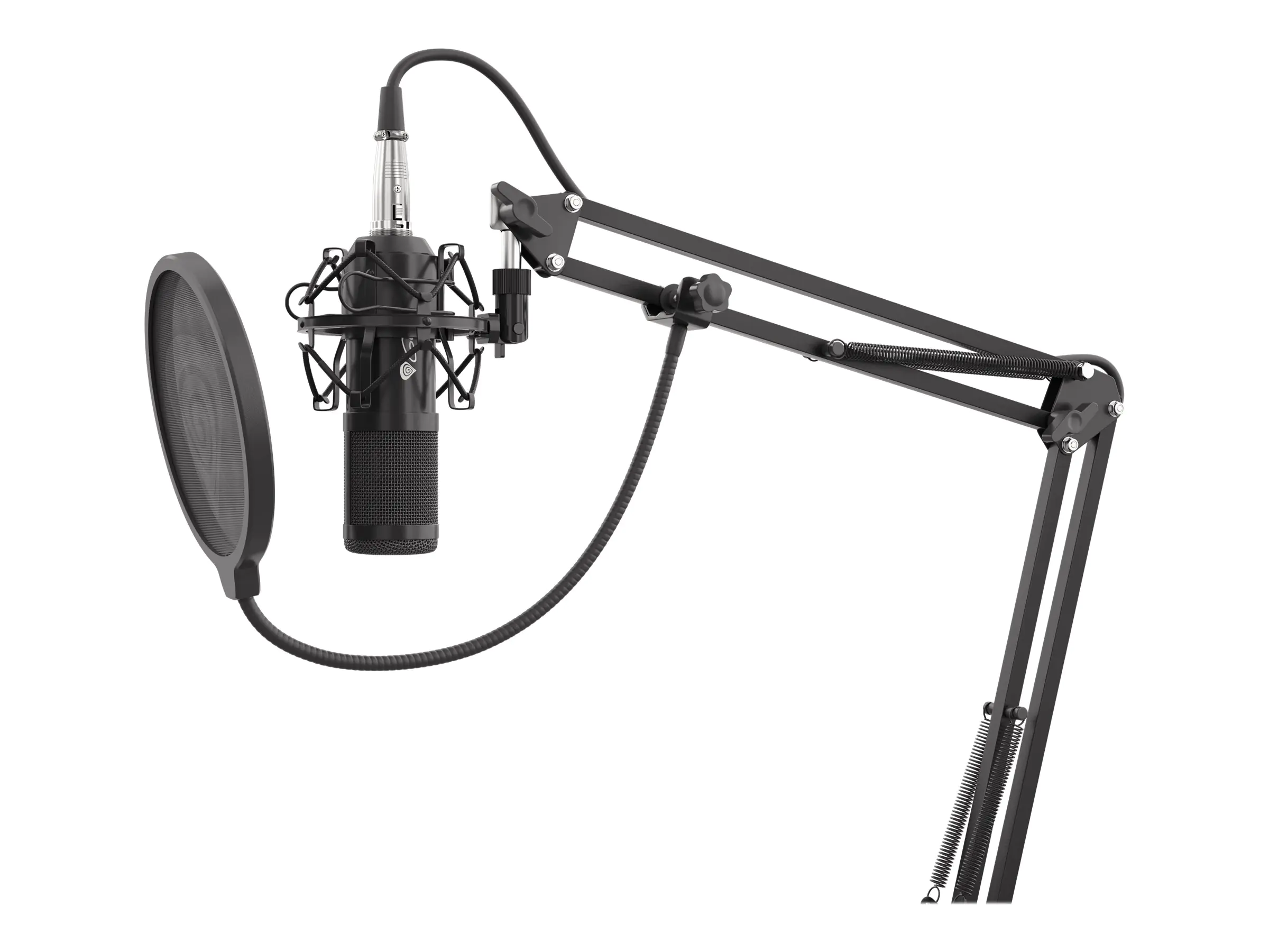 natec Radium 300 XLR Mikrofon Kabling -38dB Kardioide Sort