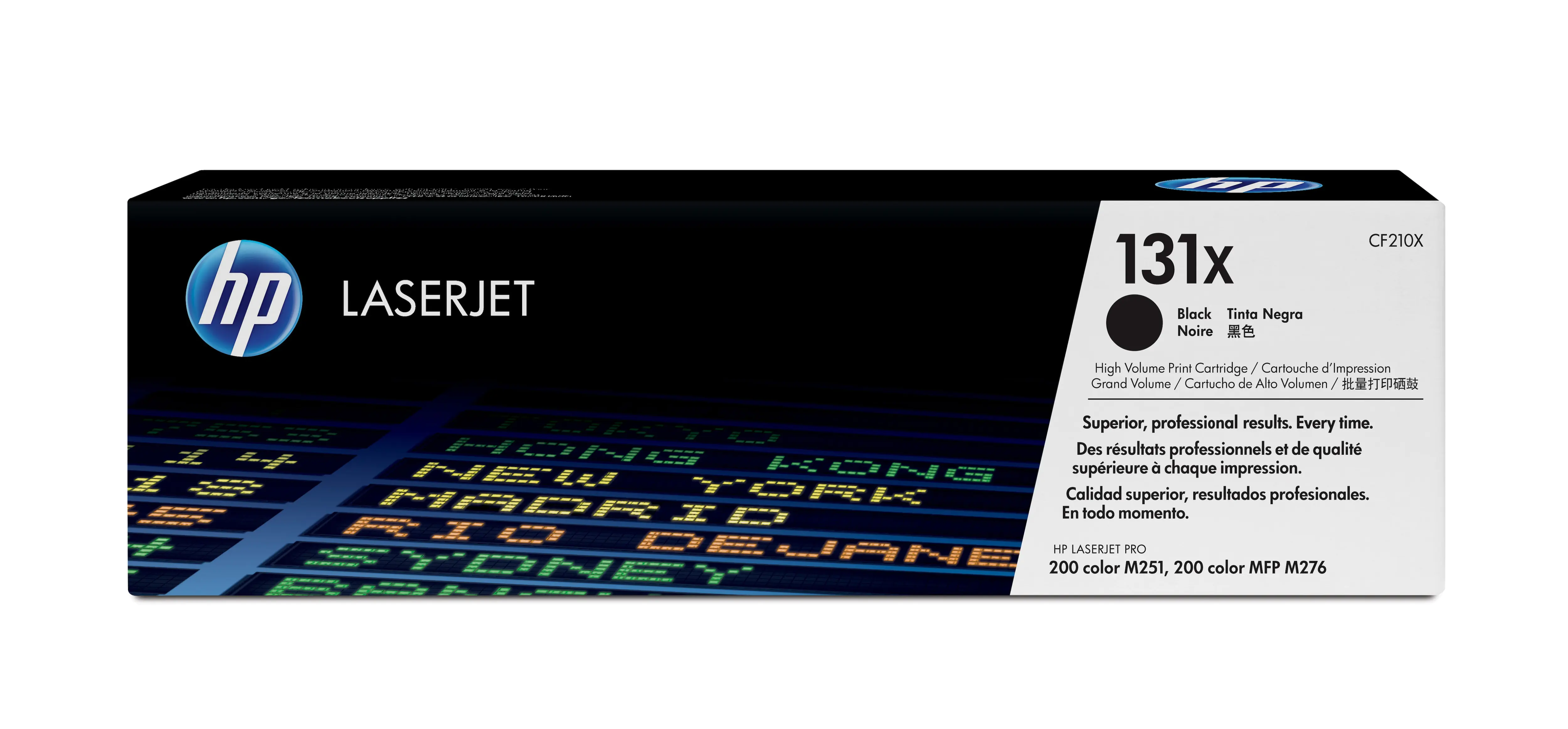 HP 131x - Hohe Ergiebigkeit - Schwarz - original - LaserJet - Tonerpatrone (CF210X) - für LaserJet Pro 200 M251n, 200 M251nw, 200 M276nw, MFP M276n, MFP M276nw