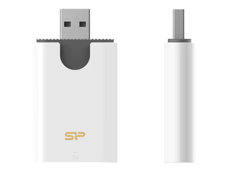 SILICON POWER Combo - Kartenleser (MMC, SD, microSD) - USB 3.2 Gen 1