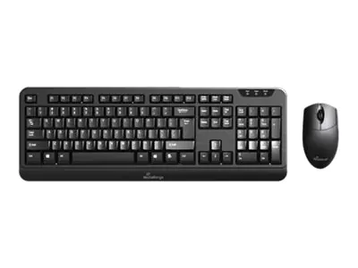 MediaRange MROS108 - Tastatur-und-Maus-Set - USB - QWERTZ - Deutschland/Österreich/Schweiz - Schwarz