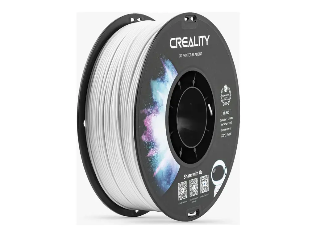 Creality Weiß - 1 kg - Box - CR-ABS-Filament (3D) 3301020031