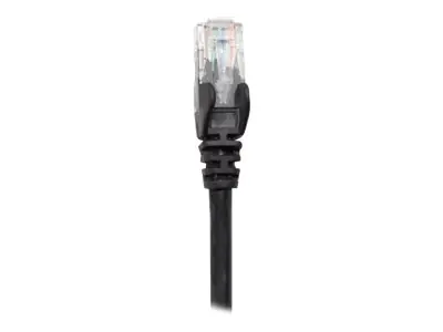 Intellinet Network Patch Cable, Cat5e, 5m, Black, CCA, U/UTP, PVC, RJ45, Gold Plated Contacts, Snagless, Booted, Lifetime Warranty, Polybag - Patch-Kabel - RJ-45 (M) zu RJ-45 (M) - 5 m - UTP - CAT 5e - geformt, ohne Haken - Schwarz