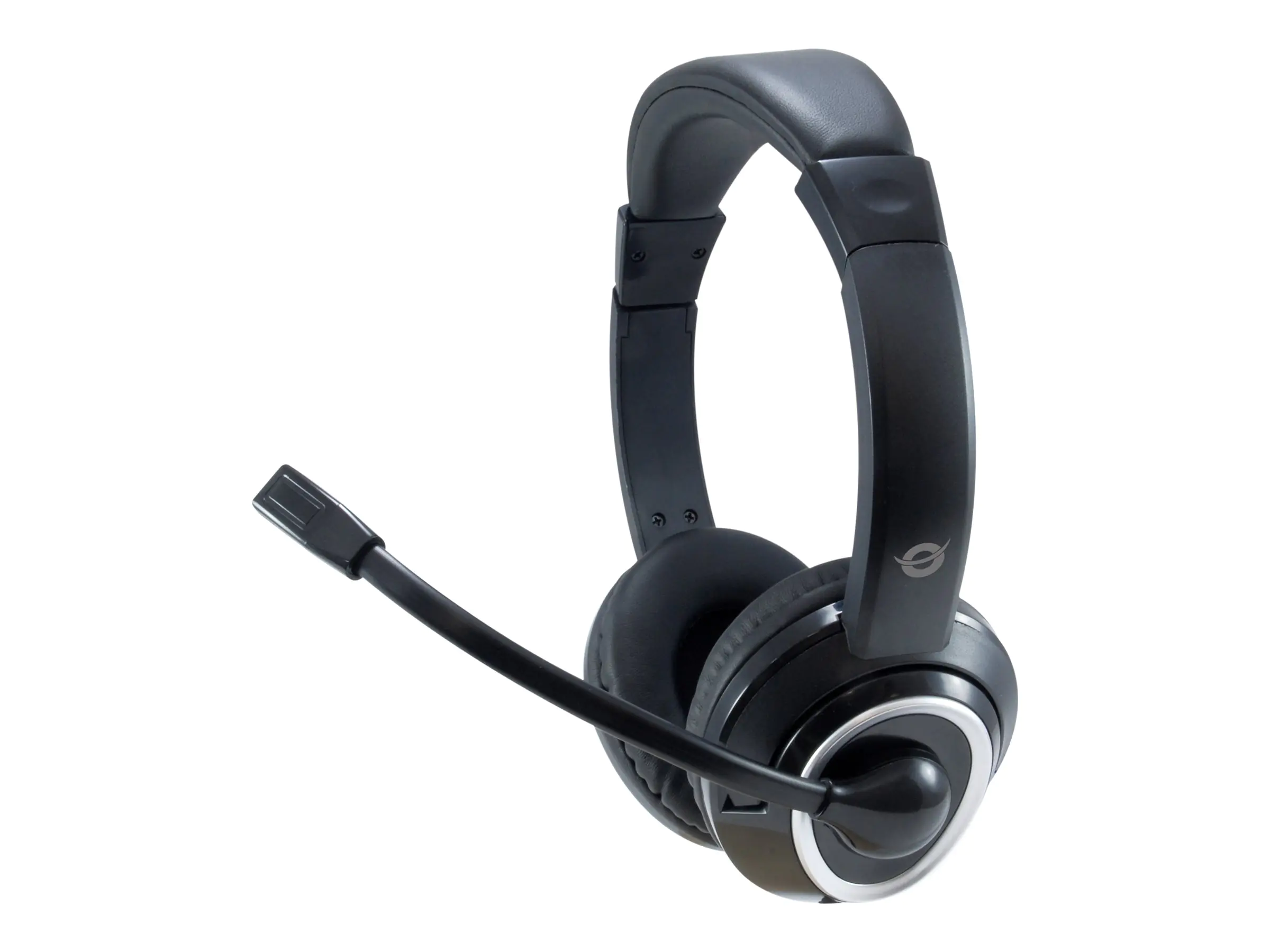 Conceptronic POLONA02BA - Headset - On-Ear - kabelgebunden - 3,5 mm Stecker - Schwarz