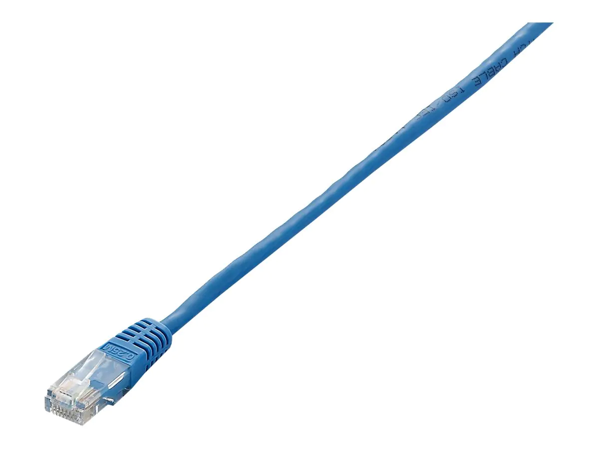 Equip Life - Patch-Kabel - RJ-45 (M) zu RJ-45 (M) - 25 cm - UTP - CAT 6 - geformt, verseilt - Blau