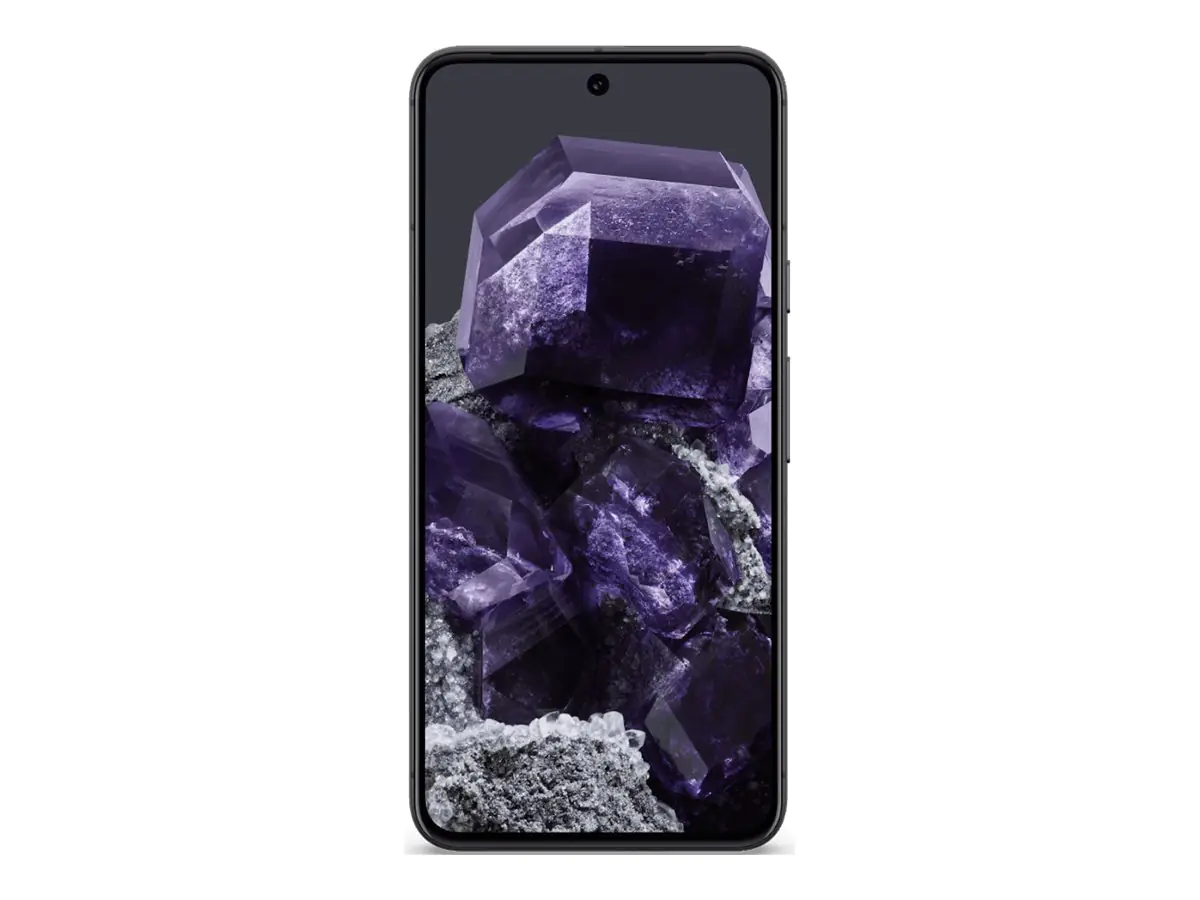 Google Pixel 8 - 5G Smartphone - Dual-SIM - RAM 8 GB / Interner Speicher 256 GB - OLED-Display - 6.2" - 2400 x 1080 Pixel (120 Hz) - 2 x Rückkamera 50 MP, 12 MP - front camera 10,5 MP - Obsidian