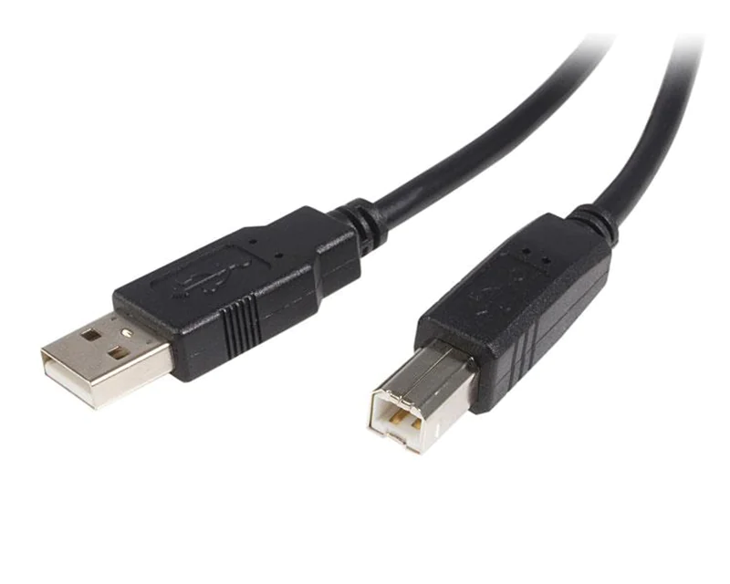 StarTech 5m USB 2.0 A auf B Kabel - St/St - USB-Kabel - USB (M) zu USB Typ B (M) - USB 2.0 - 5 m - Schwarz
