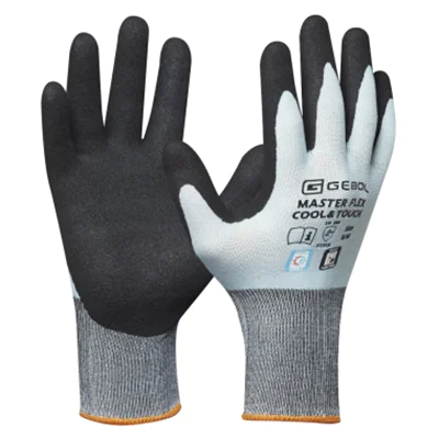 GEBOL Arbeitshandschuhe MASTER FLEX COOL&TOUCH 10 II Nylon/Elasthan blau