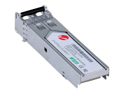 Intellinet Transceiver Module Optical, Gigabit Ethernet SFP Mini-GBIC, 1000Base-Lx (LC) Single-Mode Port, 20km, MSA Compliant, Equivalent to Cisco GLC-LH-SM, Three Year Warranty - SFP (Mini-GBIC)-Transceiver-Modul - 1GbE - 1000Base-LX - LC Single-Modus -