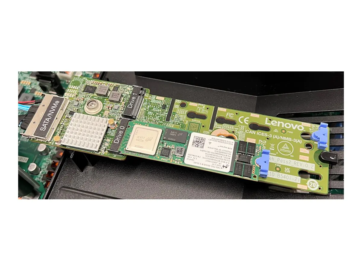 Lenovo ThinkSystem B540i-2i - Speichercontroller (RAID) - 2 Sender/Kanal - RAID 0, 1, JBOD - PCIe 4.0 x2 - für ThinkSystem SR250 V3; SR630 V3; SR650 V3; ST250 V3
