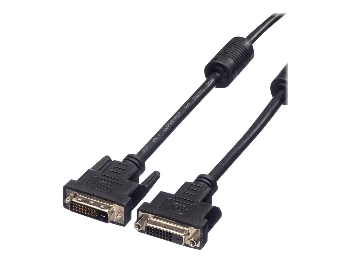 VALUE DVI-Verlängerungskabel - Dual Link - DVI-D (W) 11.99.5563