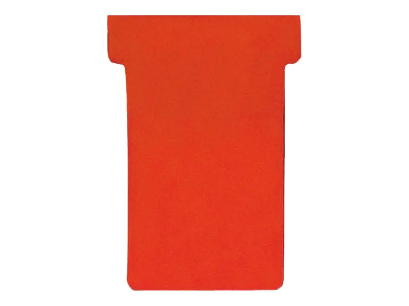 Franken GmbH FRANKEN - T-Karte - 5.9 x 8.2 cm - Größe 2 - Rot (Packung mit 100) TK201