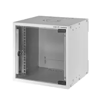 LogiLink SOHO - Schrank Netzwerkschrank - geeignet für Wandmontage - Hellgrau, RAL 7035 - 6U - 25.4 cm (10")