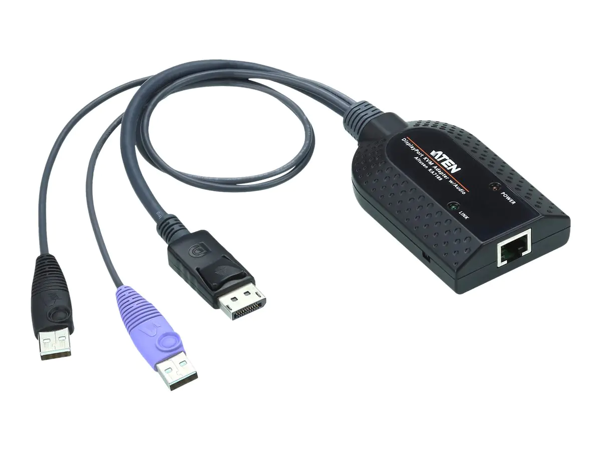 ATEN KA7189 - KVM-/Audio-/USB-Extender - DisplayPort - USB - für ATEN CN9850; KVM over IP KN1132VB