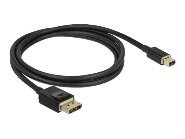 Delock - DisplayPort-Kabel - DisplayPort männlich zu Mini DisplayPort männlich - 1 m - Schwarz - 8K Unterstützung