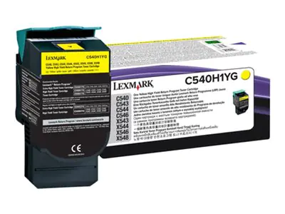 Lexmark Hohe Ergiebigkeit - Gelb - original C540H1YG