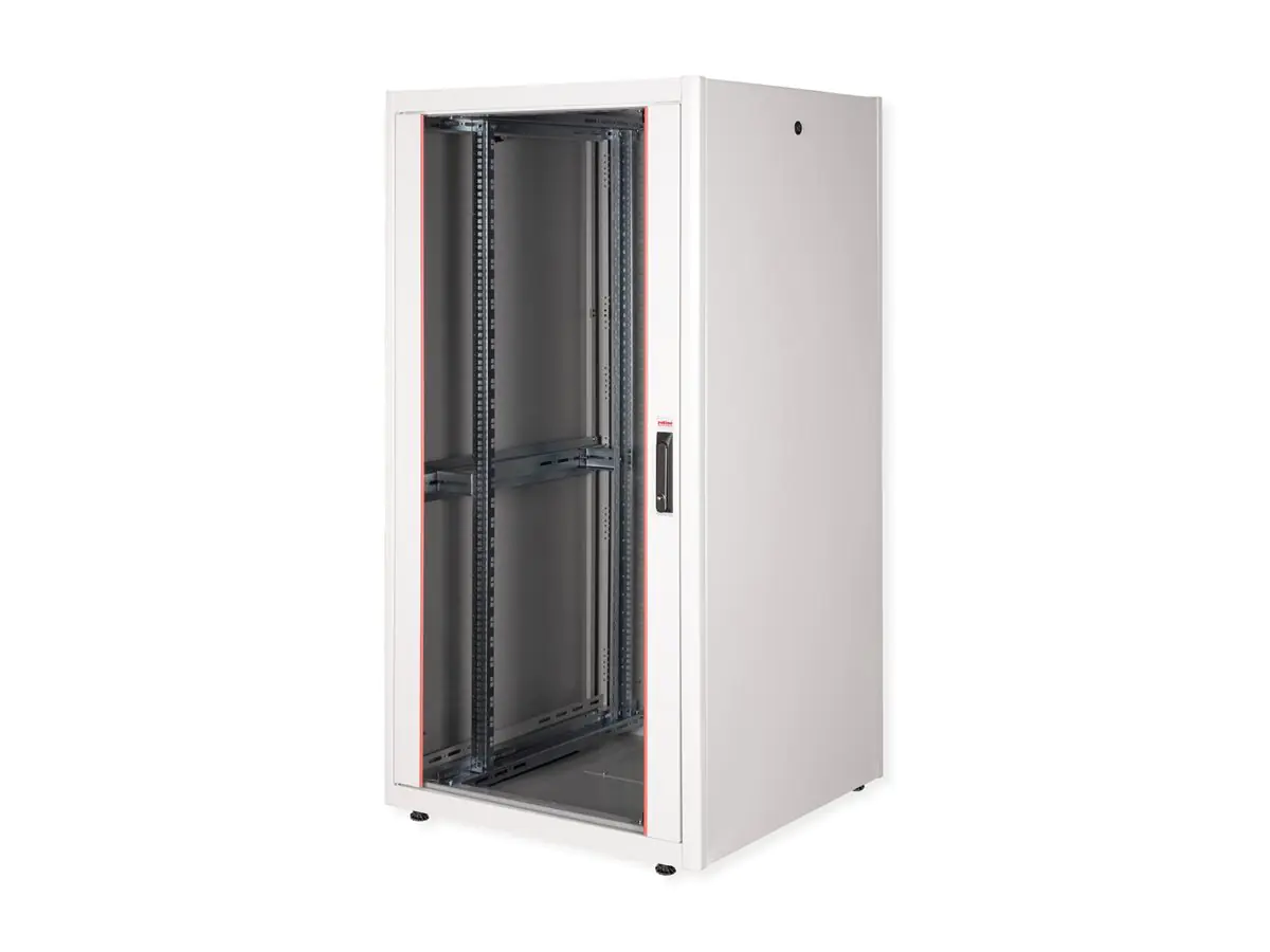 ROLINE Basic - Schrank Netzwerkschrank - Glas Tür, 800 x 800 (B x T) 26.21.0039