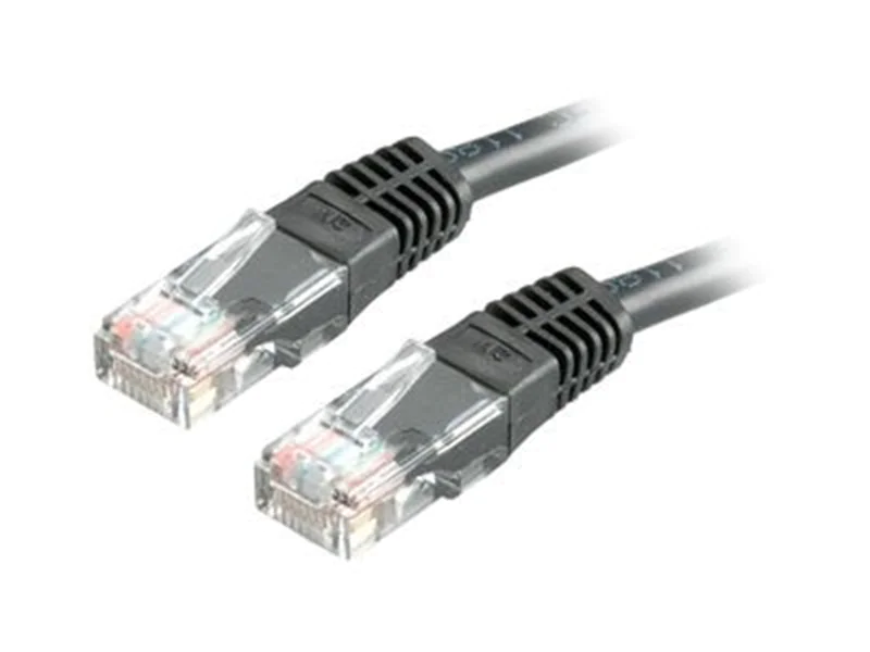 VALUE - Patch-Kabel - RJ-45 (M) zu RJ-45 (M) - 10 m - UTP - CAT 6 - geformt, verseilt - Schwarz