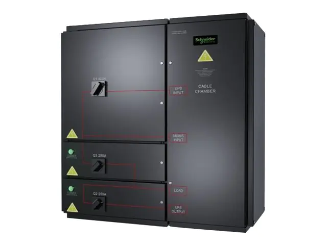 APC Maintenance Bypass Panel - Umleitungsschalter - 400 V - 3 Phasen - Schwarz - für Symmetra PX 160kW, 96kW