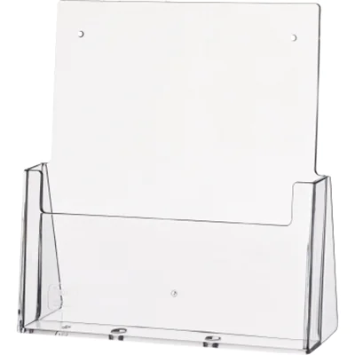 helit Prospekthalter H2352302 DIN A4 1Fach PS glasklar