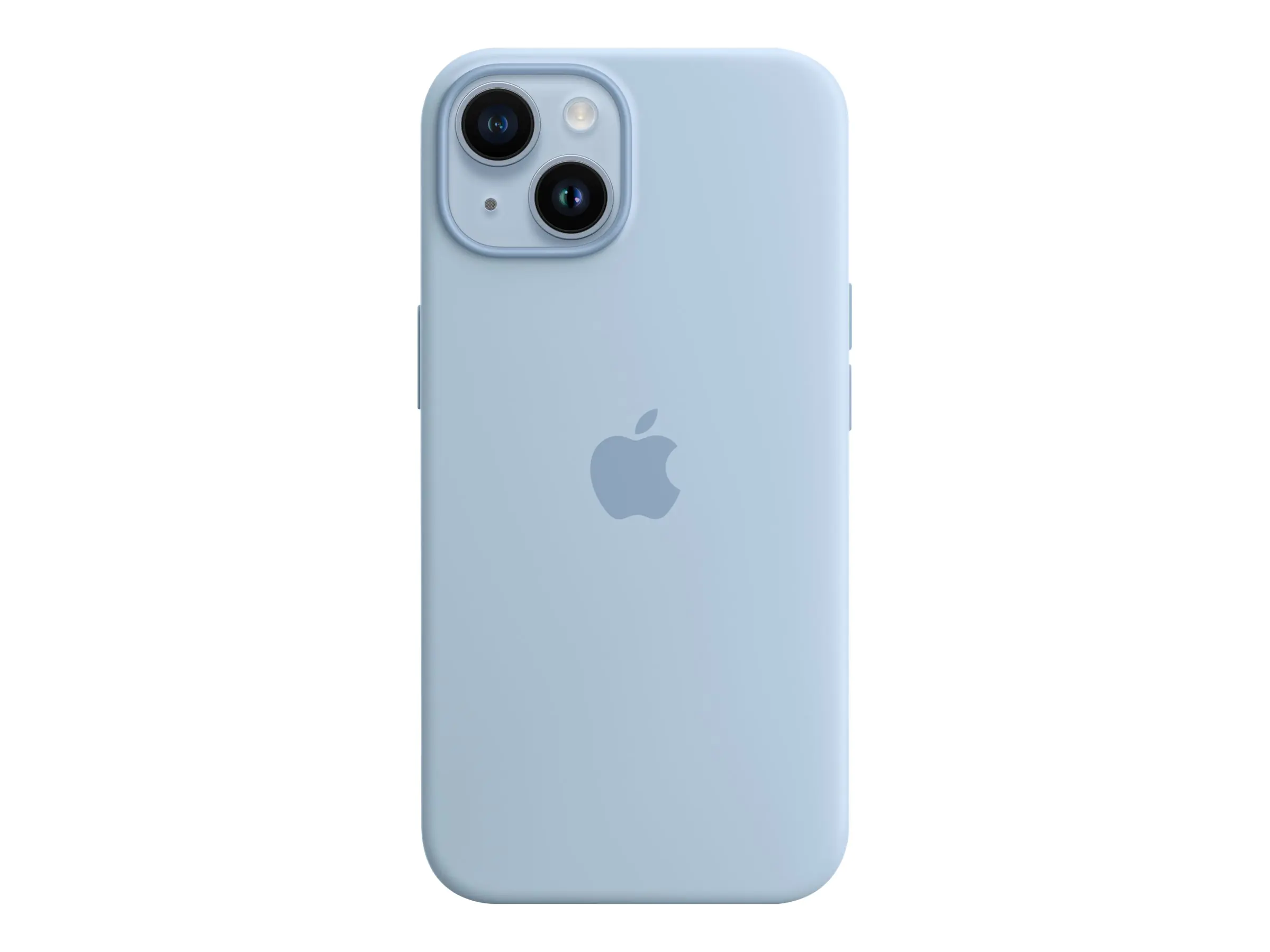 Apple - Hintere Abdeckung für Mobiltelefon - kompatibel mit MagSafe - Silikon - Sky - für iPhone 14