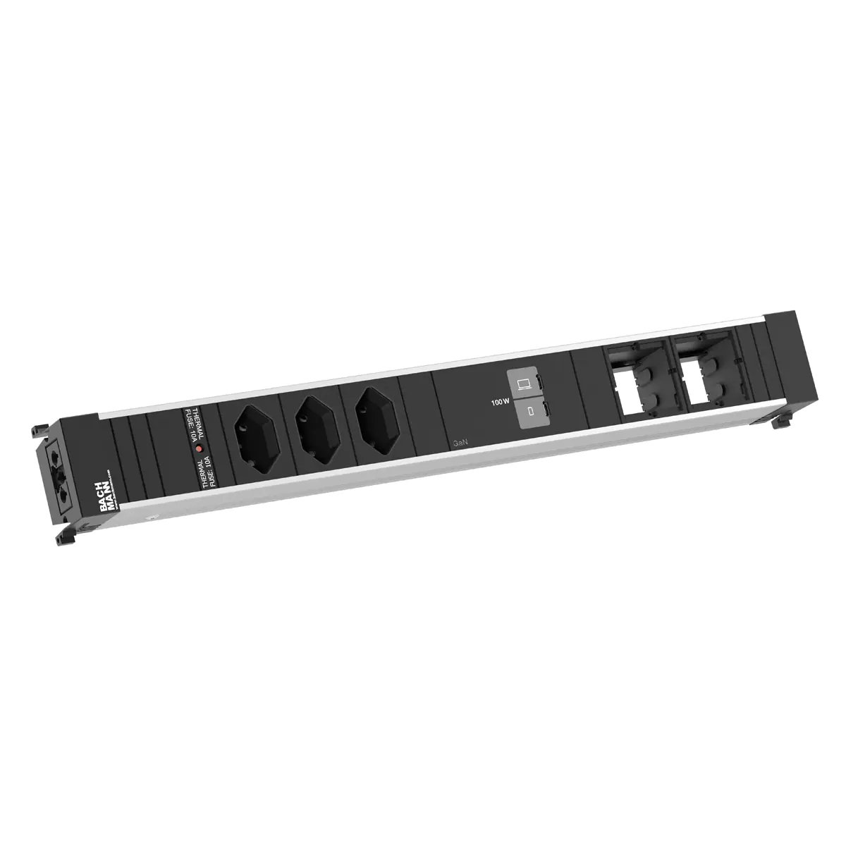 Bachmann CONFERENCE XL 3xCH 0° 1xUSB C/C 100W 2xCM - Zubehör Stromversorgung