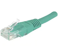 exertis Connect - Patch-Kabel - RJ-45 (M) zu RJ-45 (M) - 10 m - U/UTP, nicht abgeschirmt - CAT 6 - Innen, geformt - grün