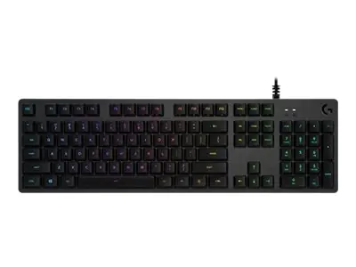 Logitech Gaming G512 - Tastatur - Hintergrundbeleuchtung - USB - QWERTZ - Schweiz - Tastenschalter: GX Brown Tactile - Kohle