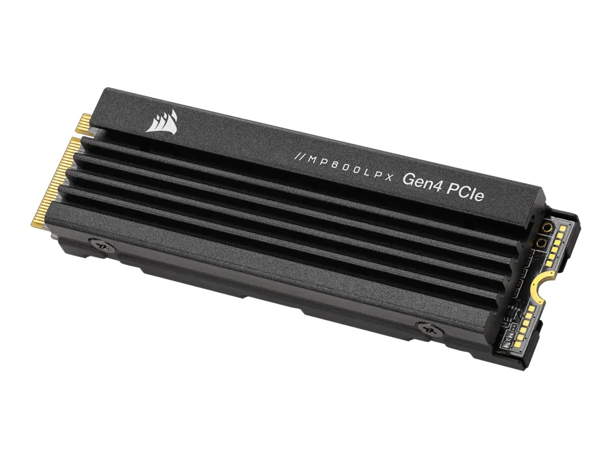 CORSAIR MP600 PRO LPX - SSD - 2 TB - intern - M.2 2280 - PCIe 4.0 x4 (NVMe) - 256-Bit-AES - integrierter Kühlkörper