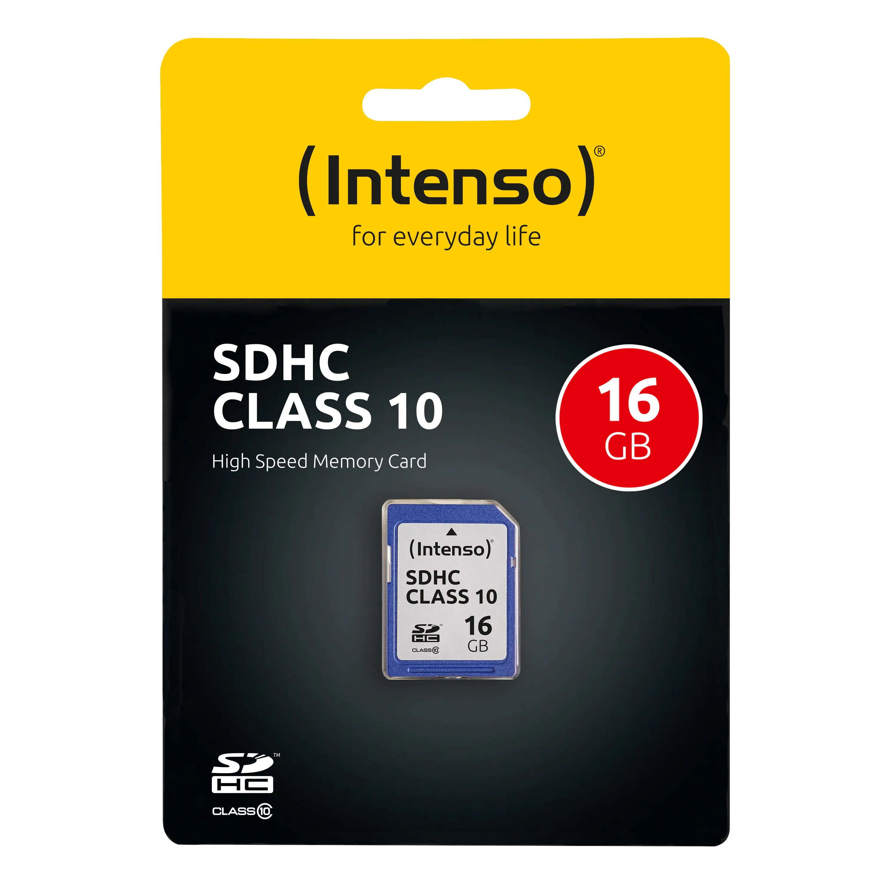 Intenso Class 10 - Flash-Speicherkarte - 16 GB - Class 10 - SDHC