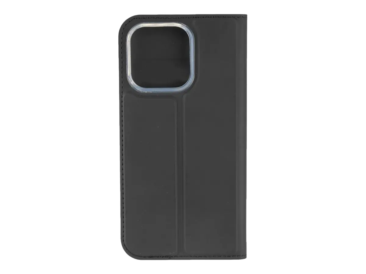 4smarts URBAN Lite - Flip-Hülle für Mobiltelefon - Polyurethan - Schwarz - für Apple iPhone 14 Pro