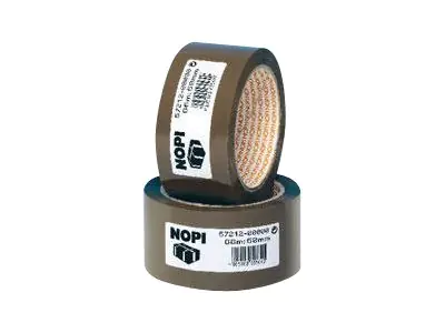 Tesa Nopi Classic - Packband - 50 mm x 66 m - Braun 57212