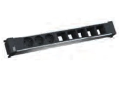 Bachmann 909.0027 - 3 AC-Ausgänge - Indoor - Typ G (BS 1363) - Typ G - Aluminium - Schwarz - Grau