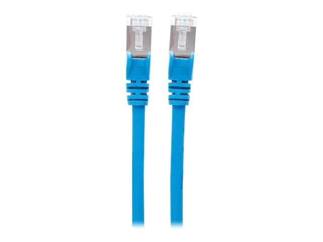 Intellinet Network Patch Cable, Cat6, 15m, Blue, Copper, S/FTP, LSOH / LSZH, PVC, RJ45, Gold Plated Contacts, Snagless, Booted, Lifetime Warranty, Polybag - Patch-Kabel - RJ-45 (M) zu RJ-45 (M) - 15 m - SFTP, PiMF - CAT 6 - halogenfrei, geformt, verseilt