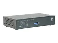 LevelOne FGP-1000 - Switch - 8 x 10/100 (PoE+) + 1 x 10/100/1000 + 1 x Fast Ethernet/Gigabit SFP - Desktop, wandmontierbar - PoE+ (120 W)