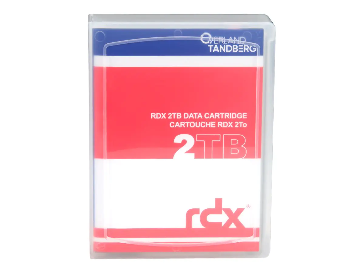 Overland-Tandberg O-T RDX 2TB Kassette, RDX-Kartusche, RDX, 2 TB, Schwarz, RDX QuikStor, 150 MB/s 8731-RDX