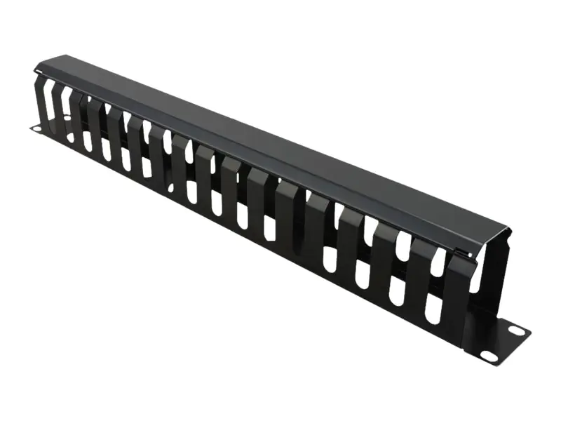 VALUE - Kabelmanagement - Vorderseite - Schwarz, RAL 9005 - 1U - 48.3 cm (19")