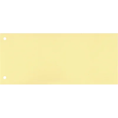 Trennstreifen 10,5x24cm Karton gelb 100 St./Pack.