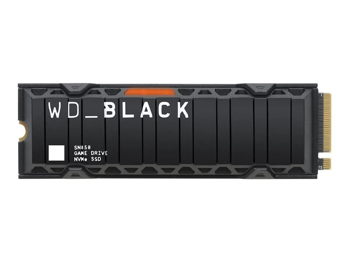 WD Black SN850 NVMe SSD WDS100T1XHE - SSD - 1 TB - intern - M.2 2280 - PCIe 4.0 x4 (NVMe)