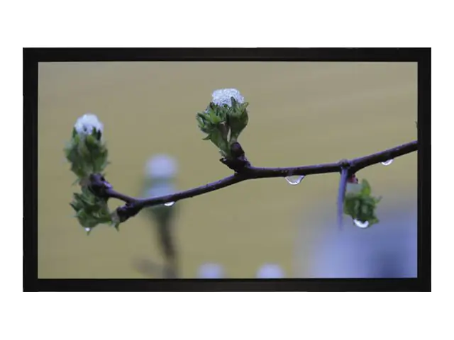 MEDIUM Frame Budget type D - Leinwand - geeignet für Wandmontage - 200 cm (79") - 4:3 - mattweiß - Schwarz