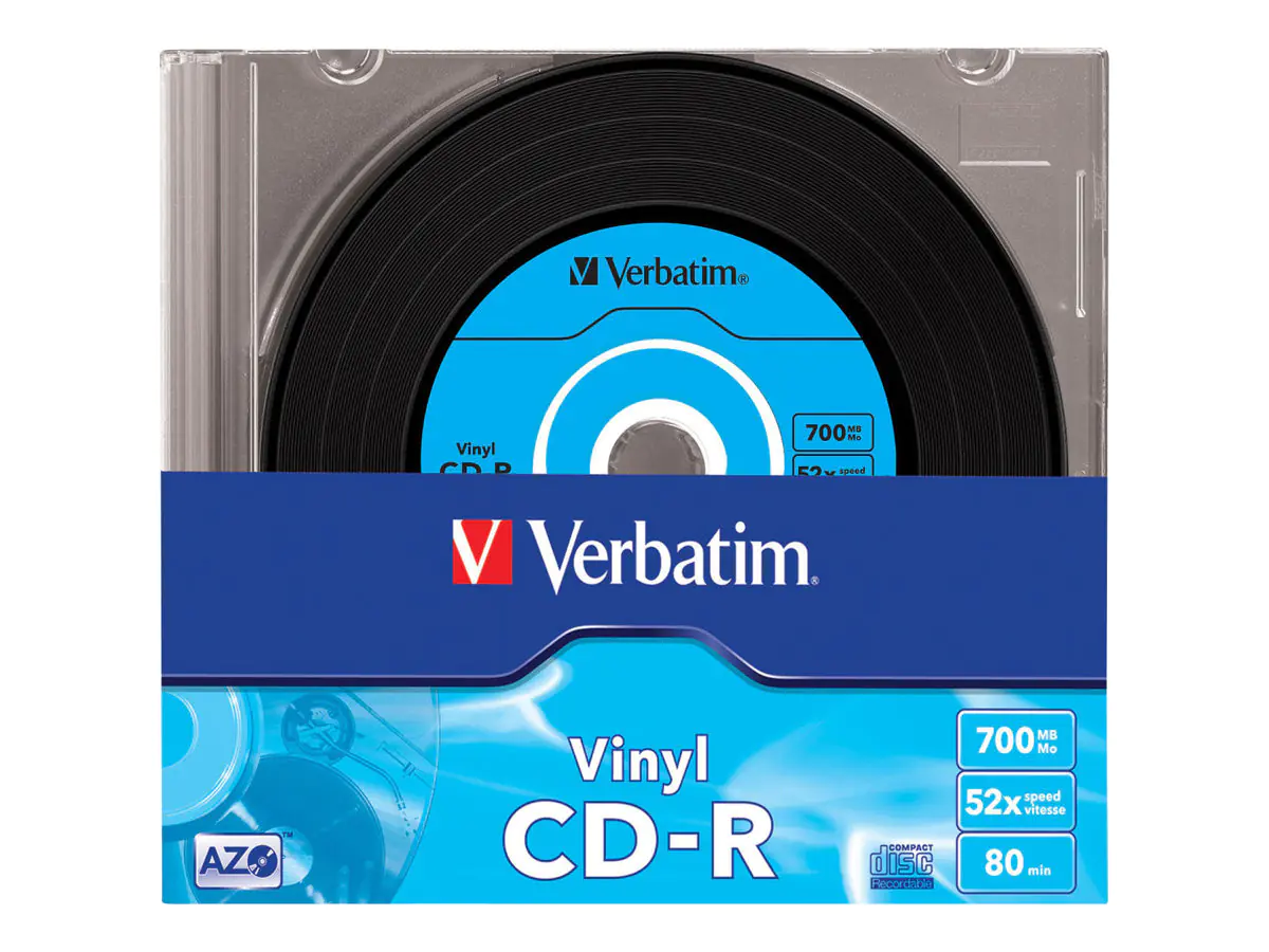 Verbatim Data Vinyl - 10 x CD-R - 700 MB 52x - Slim Jewel Case