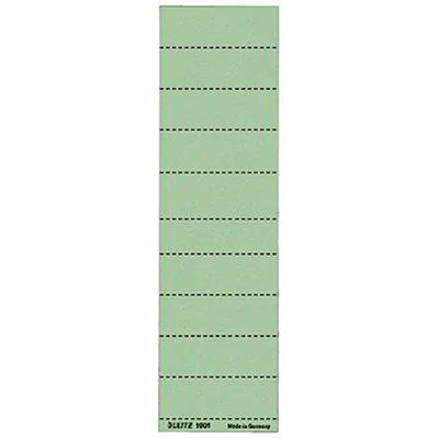 Leitz Beschriftungsschild 19010055 blanko 4zeilig grün 100 St./Pack.