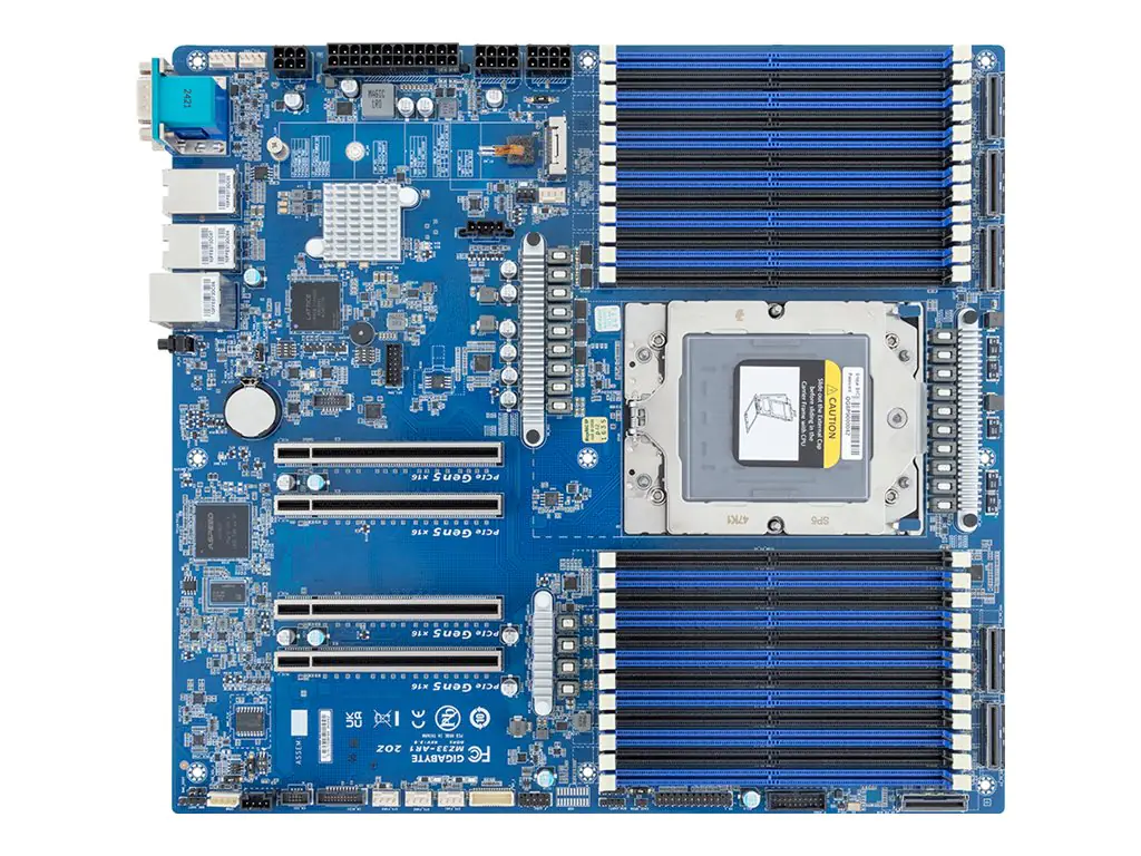 Gigabyte Mainboard MZ33-AR1 Rev. 3 E-ATX Sockel SP5 Single 3 - Mainboard - E-ATX