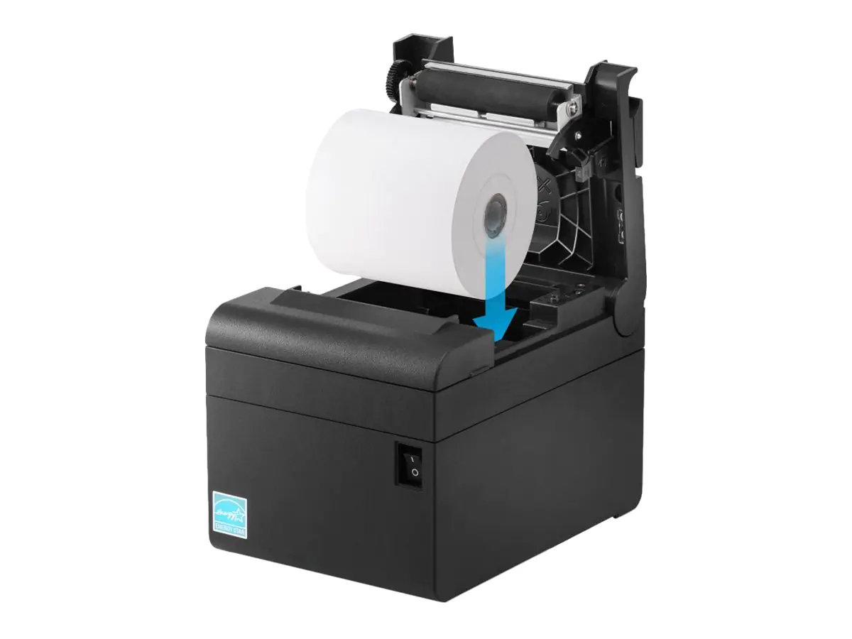 Bixolon SRP-E300 - Belegdrucker - Thermodirekt - 8 cm Rolle - 180 dpi - bis zu 220 mm/Sek. - USB 2.0, seriell, LAN - Cutter
