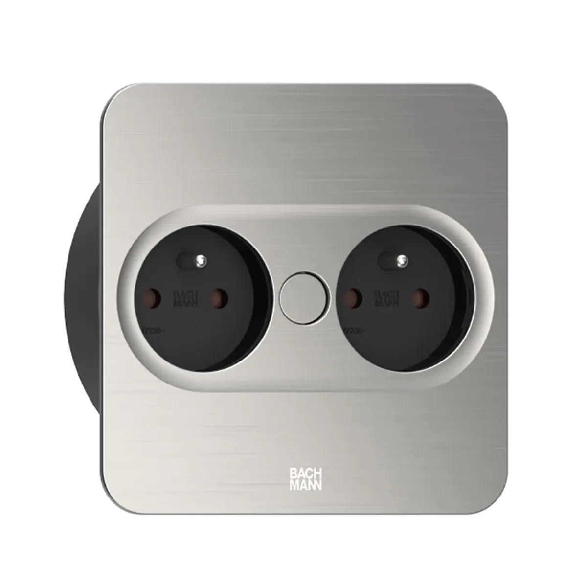 Bachmann TWIST2 2xUTE 2m Inox-Optik eckig Aderendhülsen